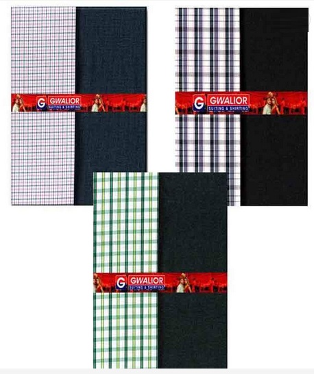 India Desire : Buy Gwalior Unstitch Farmal Wear Set Of 6 (3 Shirt & 3 Trouser ) At Rs. 599 From Snapdeal